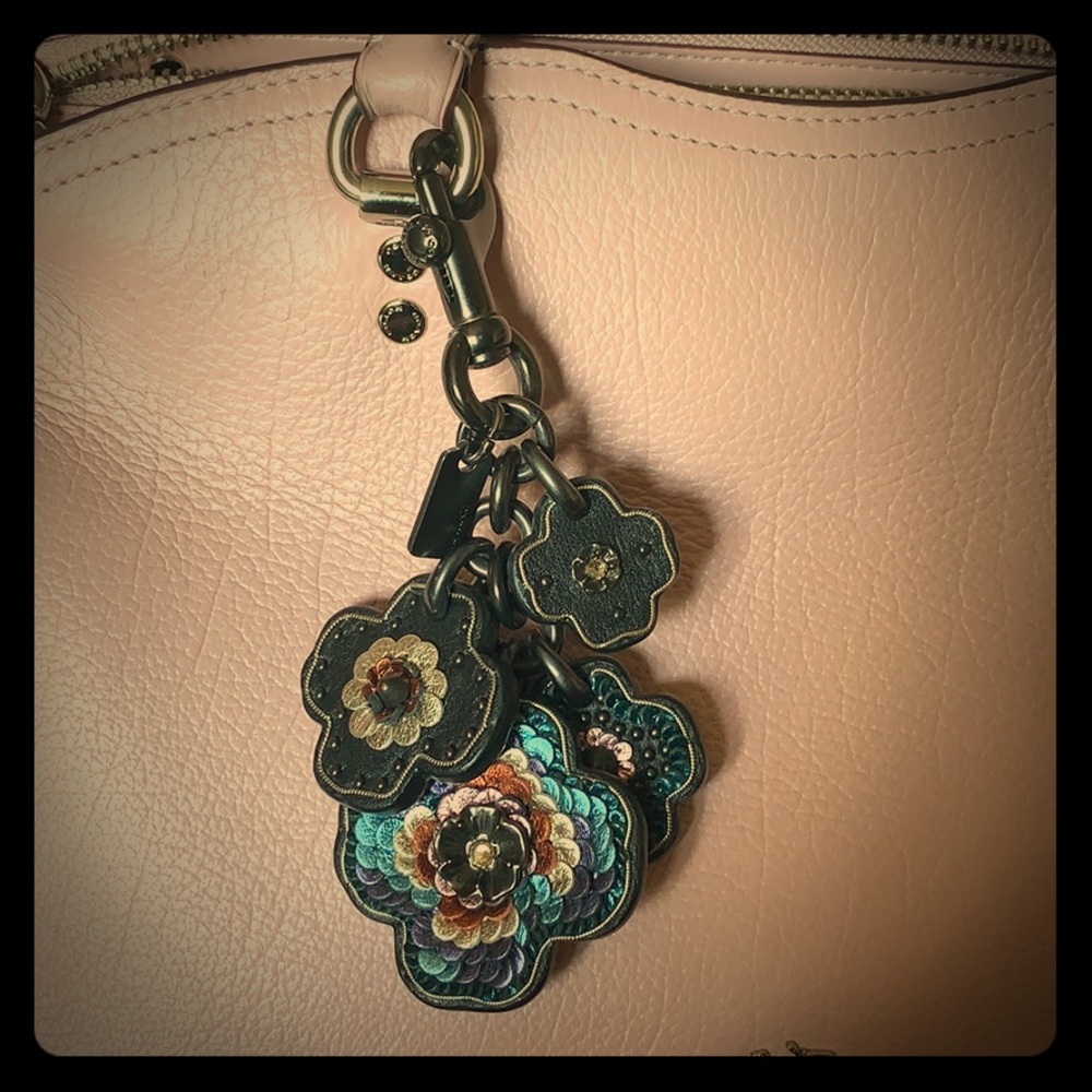 Coach bag charm/key chain
